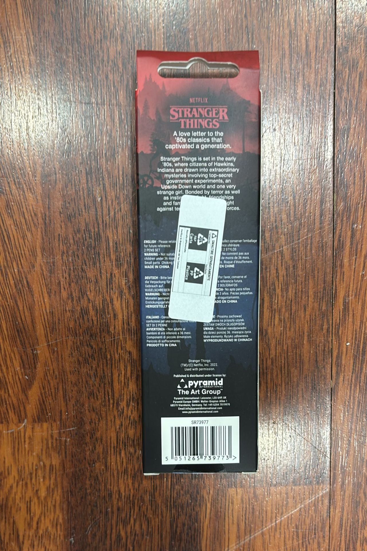 Set Penne 2Pz Stranger Things - Sr73977 Set Penne 2Pz Stranger Things - Sr73977